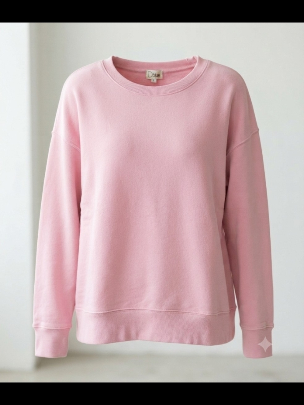Dittos Light Pink Crewneck Sweatshirt
